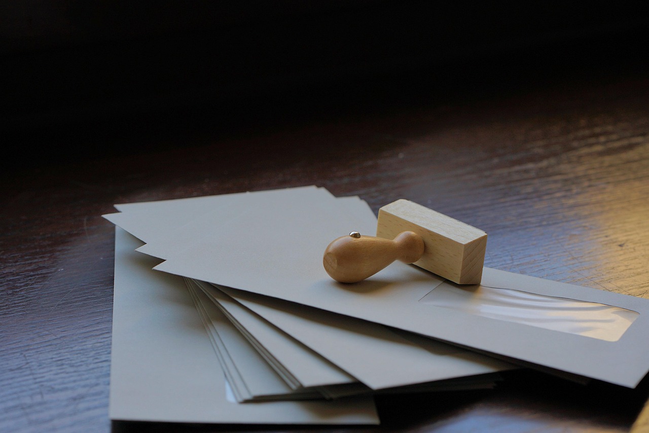 envelopes, letters, wooden stamp, stamp, mail, post office, envelopes, stamp, stamp, stamp, stamp, stamp, mail